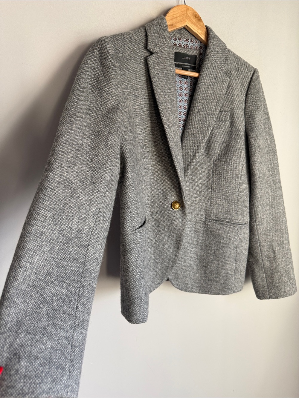 J. Crew Campbell Donegal Wool Blazer 10 - Picture 6 of 8
